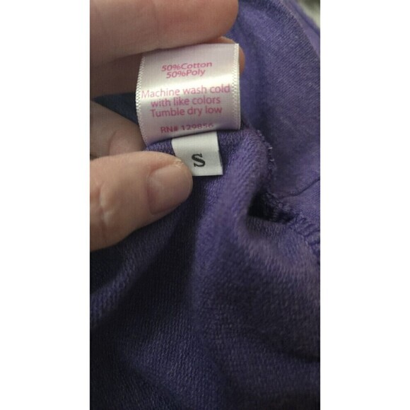 TCU HORNED FROGS Stadium Chic Hoodie‎ Small Purple Horned Frogs - Picture 4 of 4